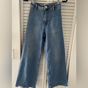 Zara Light Blue wide leg jeans